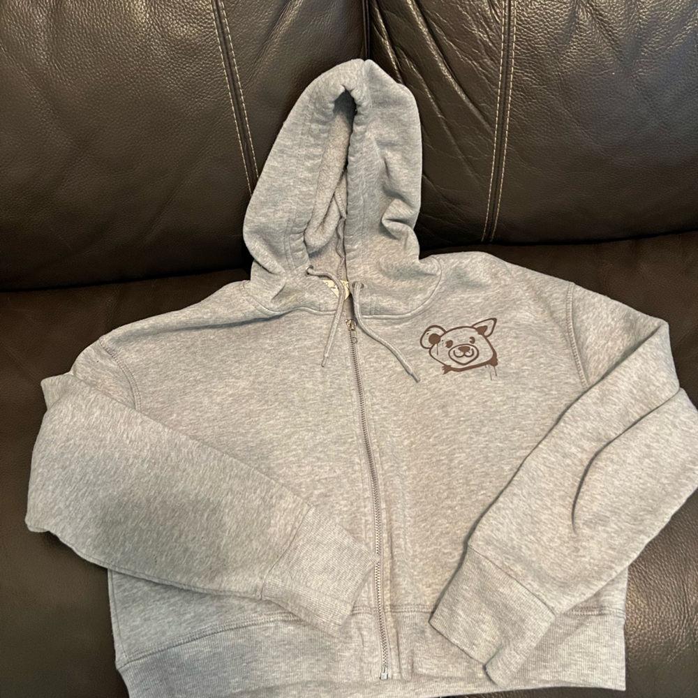 Gray Kids Hoodie